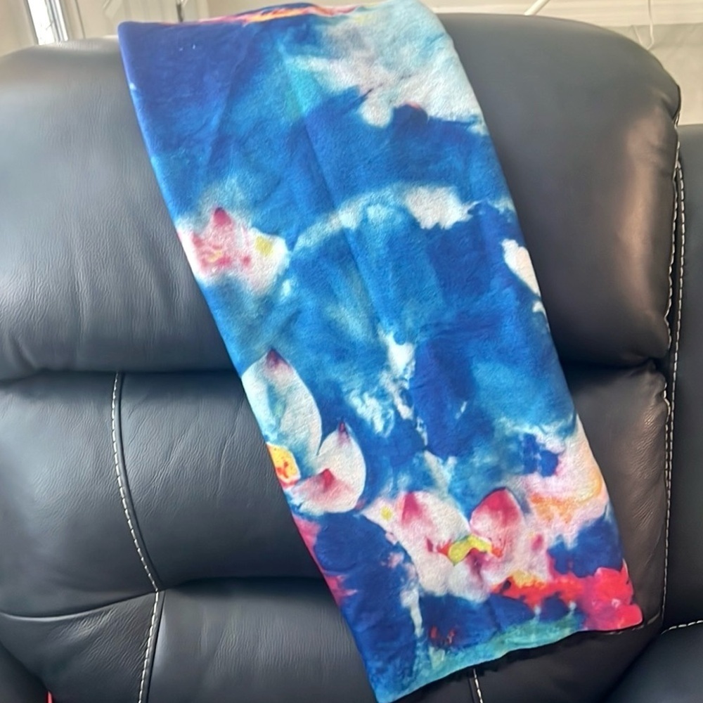 ⭐️Jessica McClintock,Women's Super Soft Floral Print Shawl/Wrap/Lap Blanket - Picture 6 of 10